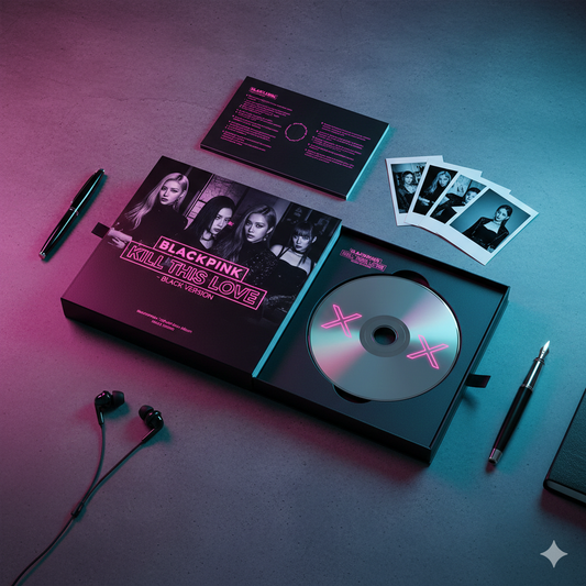BLACKPINK - 2nd mini Album [KILL THIS LOVE] - BLACK VERSION
