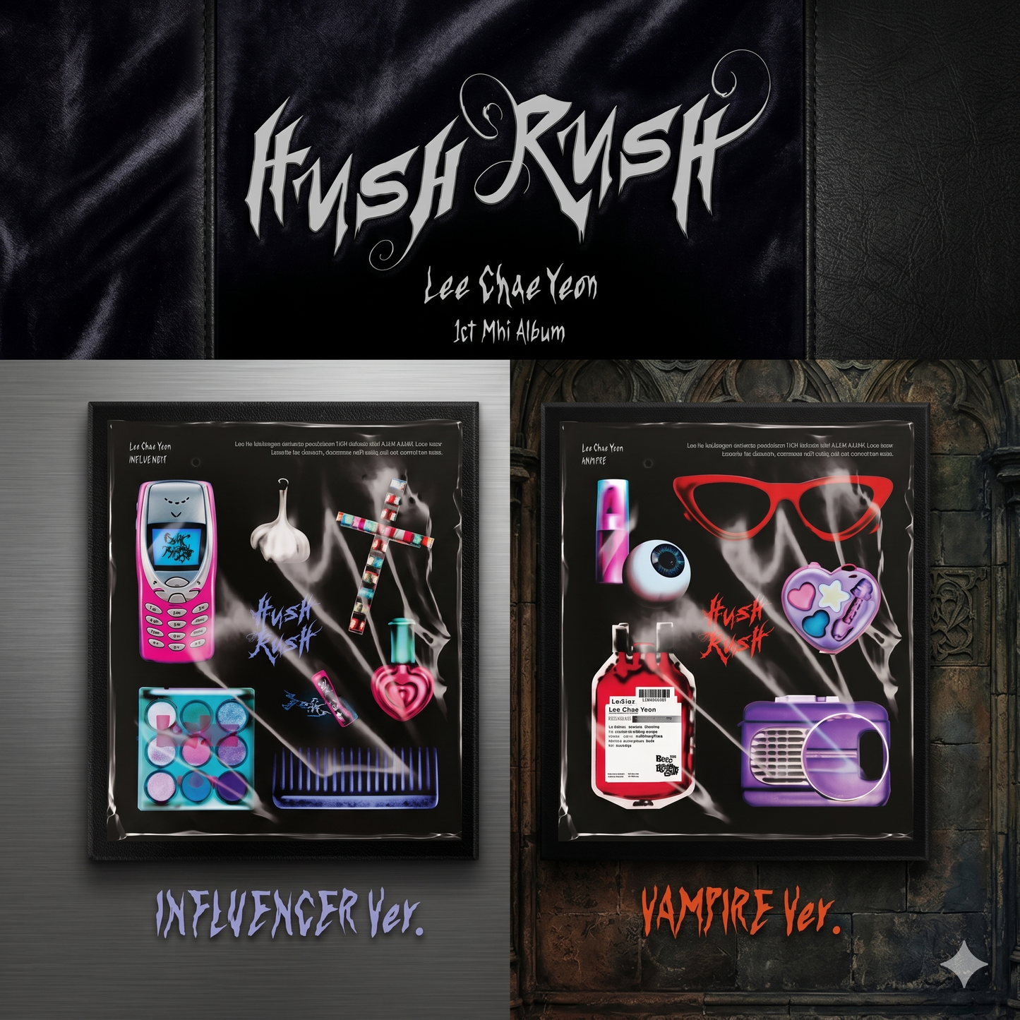 [IZ*ONE] LEE CHAE YEON - HUSH RUSH [Version Random]