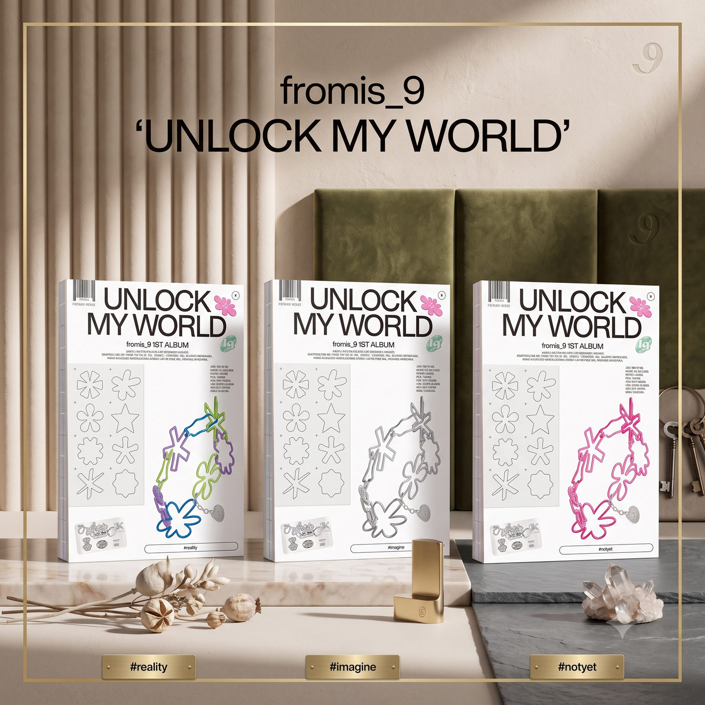 Fromis_9 - 1st Album [Unlock My World] [RANDOM]