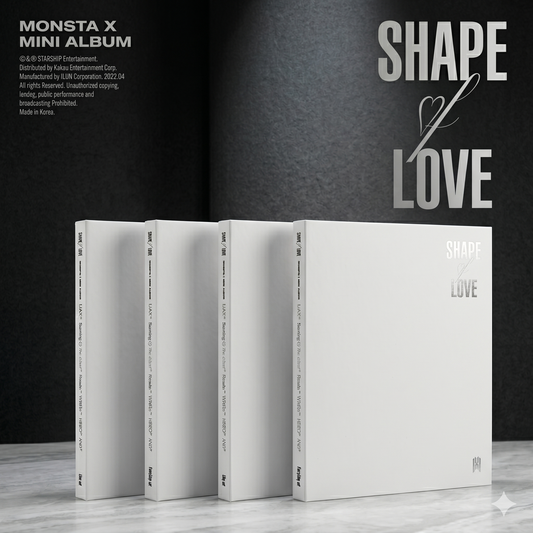 [PRE-ORDER] MONSTA X - 11TH MINI ALBUM [SHAPE of LOVE]