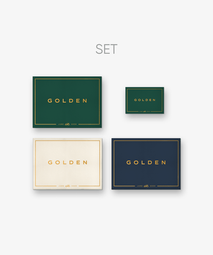 [SET + Weverse Albums ver.] JUNGKOOK - GOLDEN