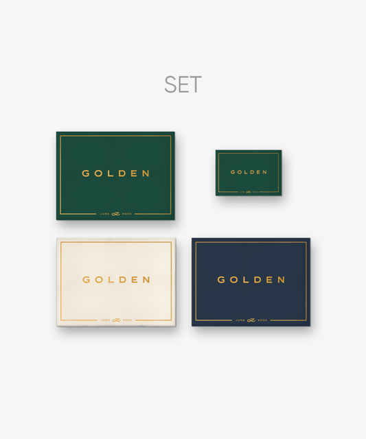 [SET + Weverse Albums ver.] JUNGKOOK - GOLDEN