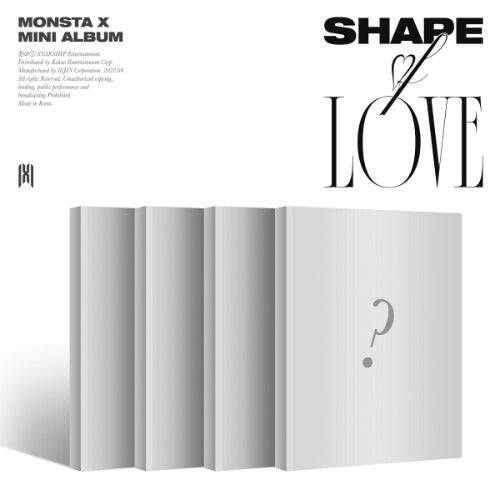 [PRE-ORDER] MONSTA X - 11TH MINI ALBUM [SHAPE of LOVE]